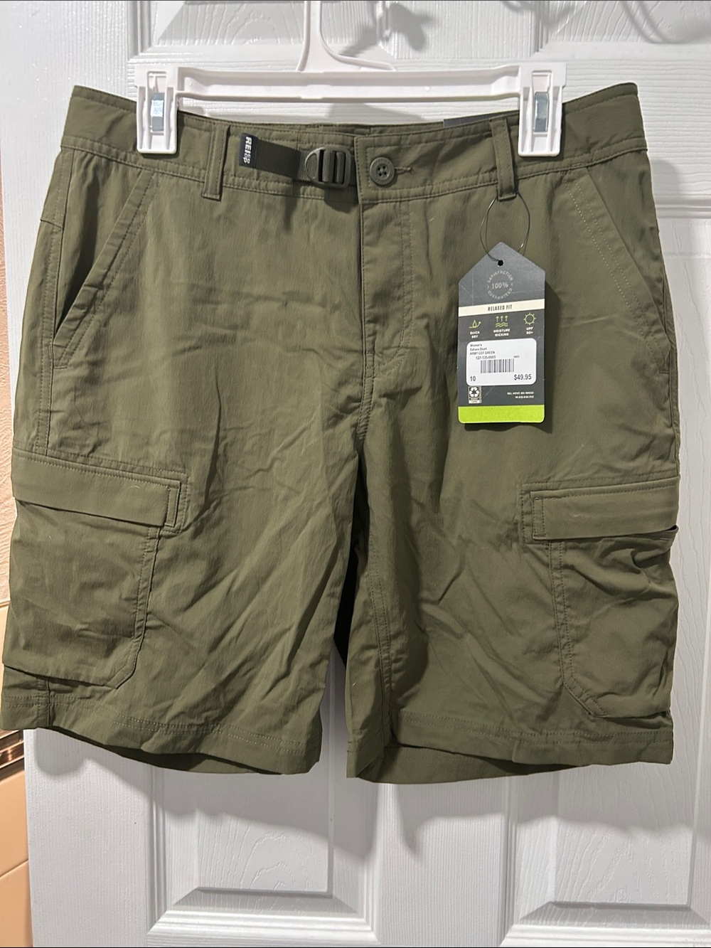 REI women’s Cargo Shorts - NWT- Sz 10, Army Green